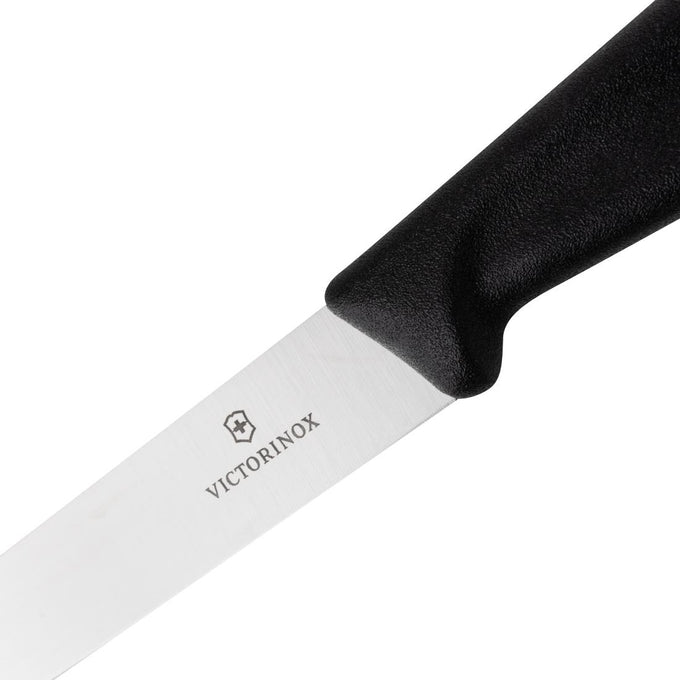 Couteau d'office pointu 10 cm noir - Victorinox