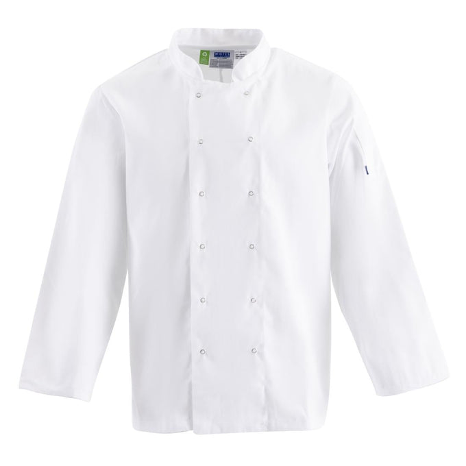Veste de cuisine mixte Vegas manches longues blanche - Whites Chefs Clothing