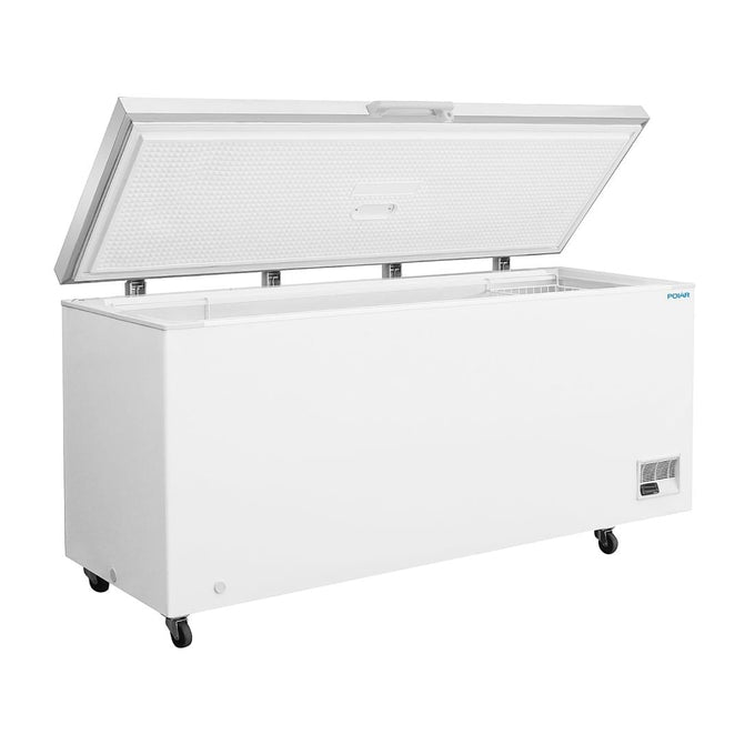Congélateur coffre avec couvercle inox Série G 581 L - Polar