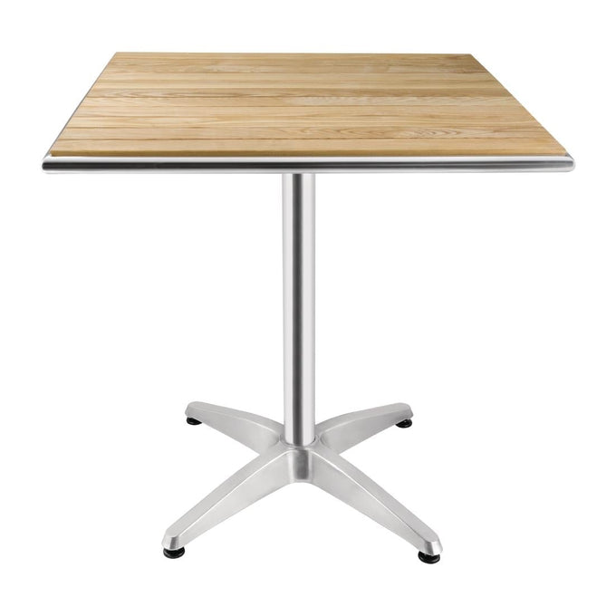 Table carrée en frêne 700 mm - Bolero