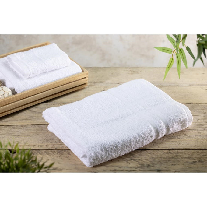 Serviette de douche Nova blanche - 1370 x 700 mm - Mitre Comfort