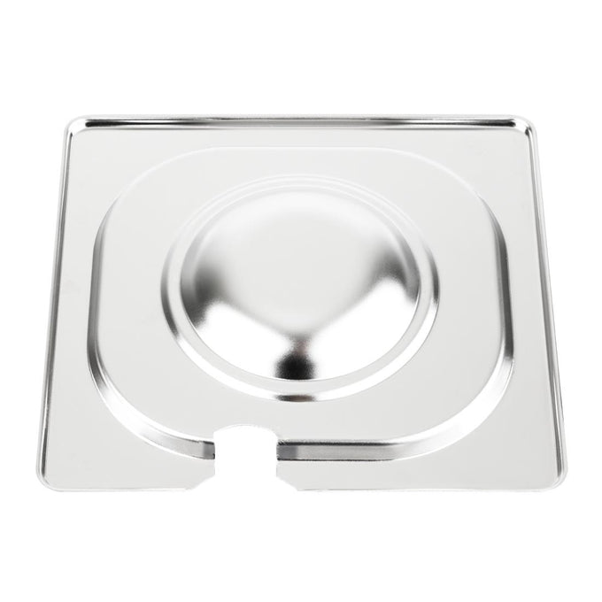 Couvercle inox avec encoche GN 1/6 - Vogue