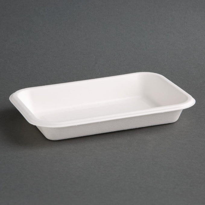 Barquettes compostables en bagasse 340 ml (lot de 50) - Fiesta Compostable