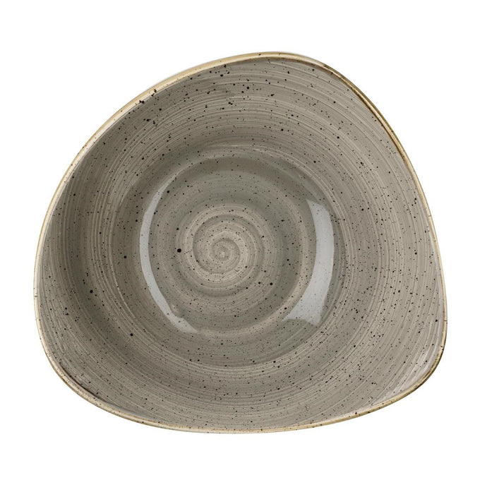 Bols triangulaires Stonecast Peppercorn Grey 235 mm (lot de 12) - Churchill