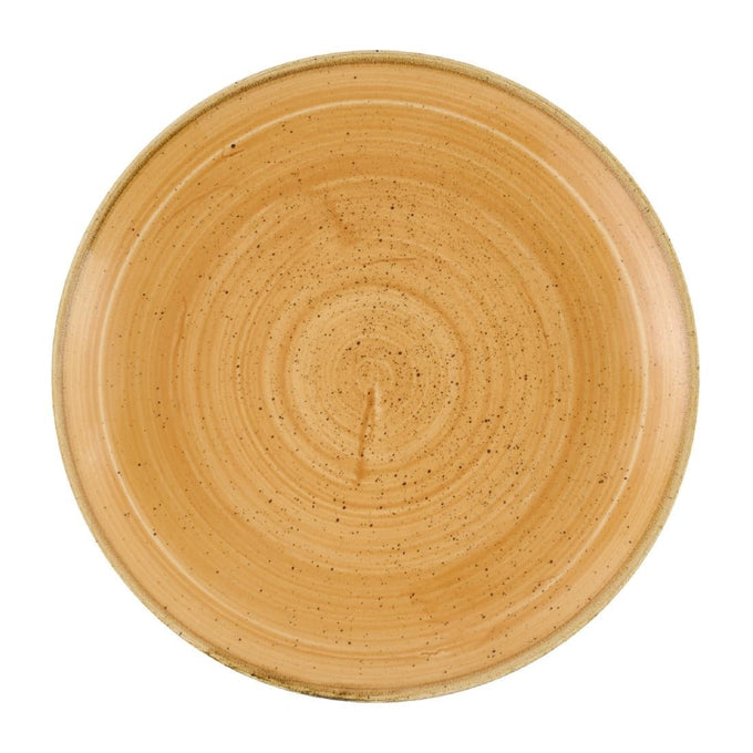Assiettes avec rebord Stonecast Tangerine 217 mm (lot de 12) - Churchill