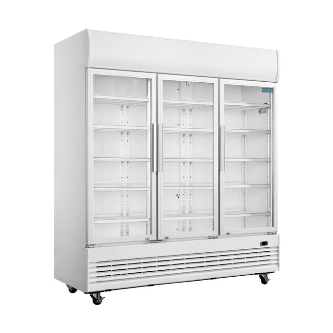 Vitrine réfrigérée positive 3 portes Série G - 1300 L - Polar