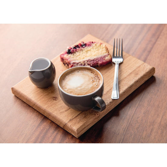 Tasses à cappuccino Café grises 340 ml (lot de 12) - Olympia