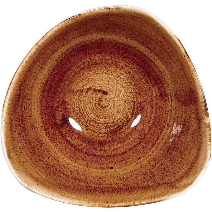 Bols triangulaires Stonecast Patina Vintage Copper 153 mm (lot de 12) - Churchill
