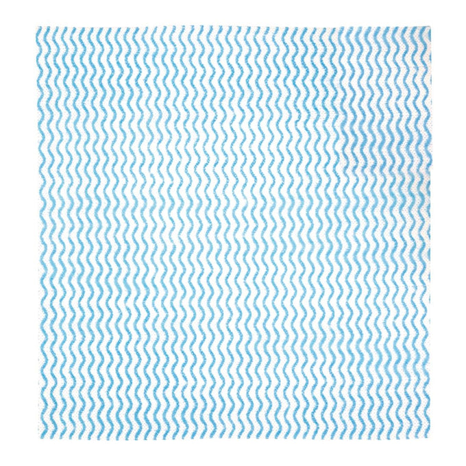 Chiffons non tissés bleus (rouleau de 100 chiffons) - Jantex