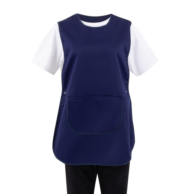 Tablier chasuble avec poche bleu marine - Whites Chefs Clothing