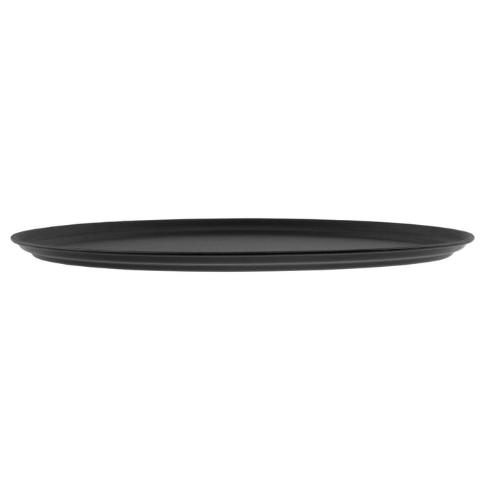 Plateau de service ovale fibre de verre antidérapant Camtread noir 60 cm - Cambro