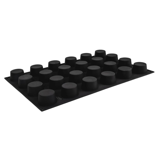Moule à pâtisserie antiadhésif en silicone 24 muffins - Pavoflex