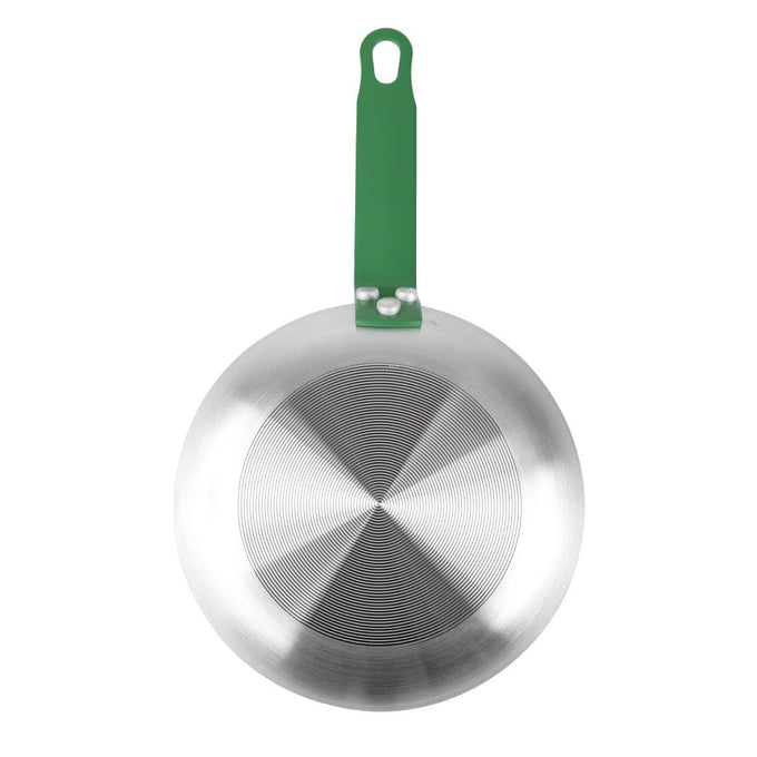 Poêle aluminium antiadhésive Teflon Platinum Plus avec manche vert 200 mm - Hygiplas