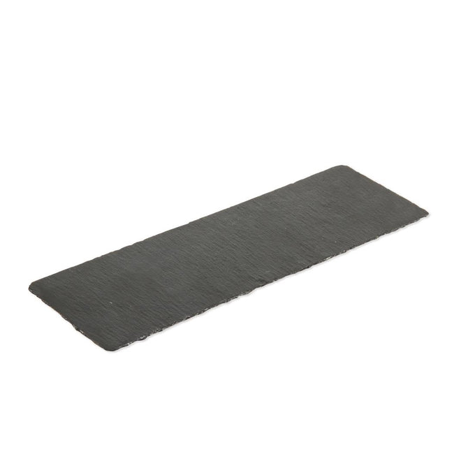 Plateau de présentation en ardoise naturelle 300 × 100 mm (lot de 4) - Olympia