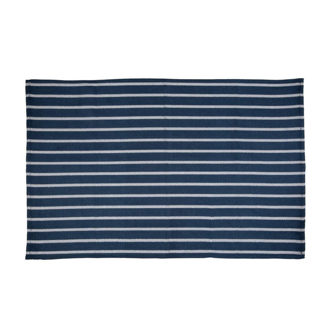 Torchon de cuisine rayé bleu marine - Vogue