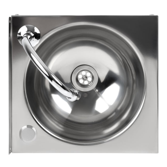 Lave-mains commande fémorale inox - Basix