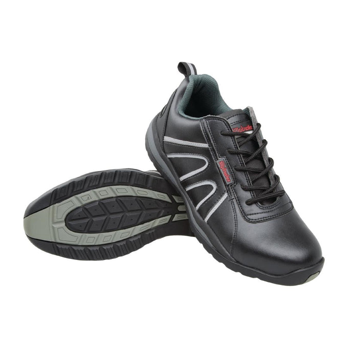 Baskets de sécurité Basix noires - Slipbuster Footwear
