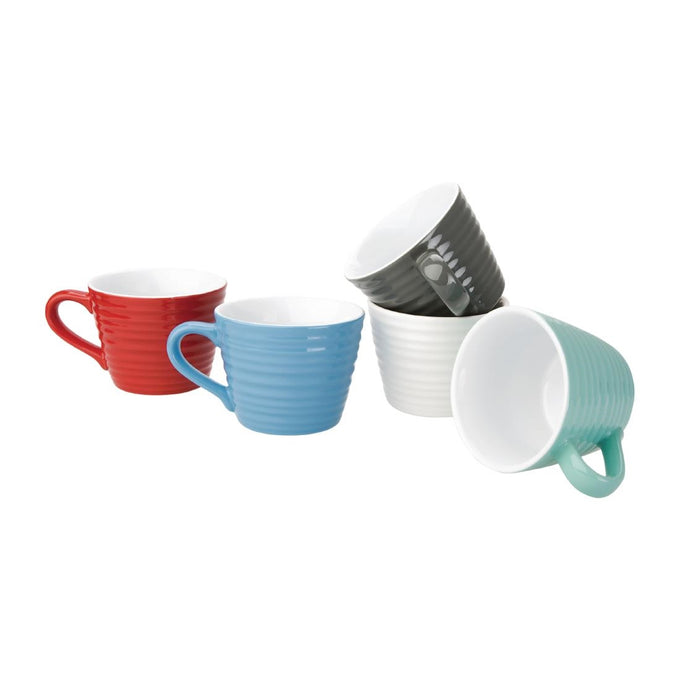 Mugs Café Aroma rouges 230 ml (lot de 6) - Olympia