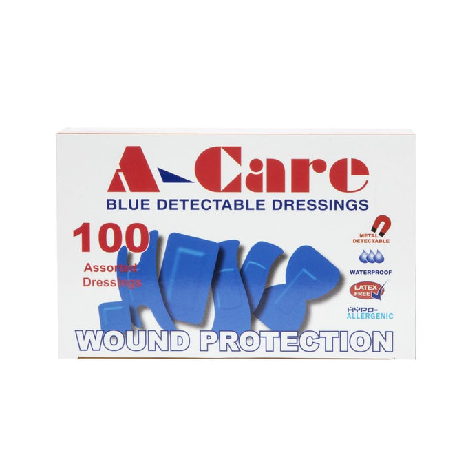 Pansements bleus assortis (lot de 100) - Aero
