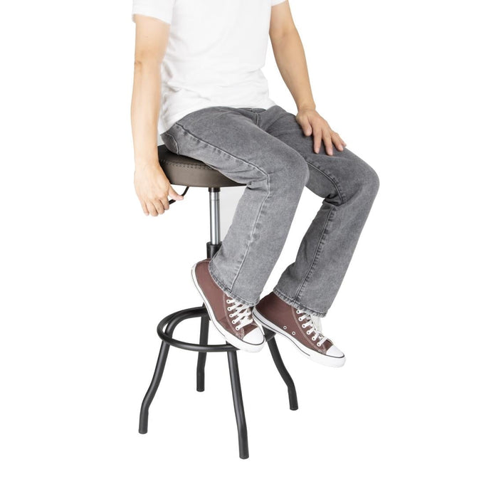 Tabouret de bar en PU Brooklyn mocha - Bolero