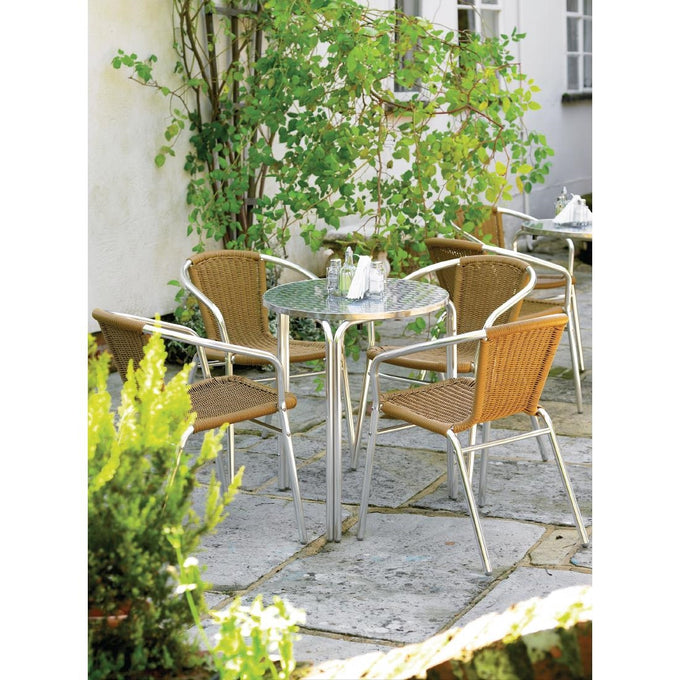 Table bistro ronde empilable 600 mm - Bolero