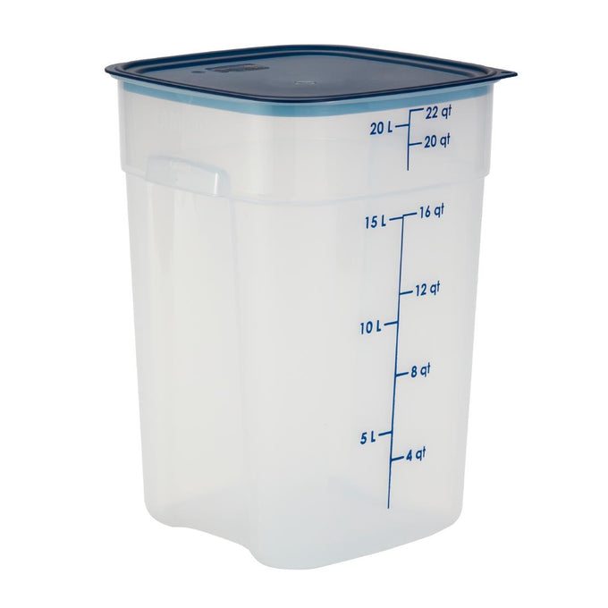 Boîte en polypropylène FreshPro CamSquare 20,8 L - Cambro