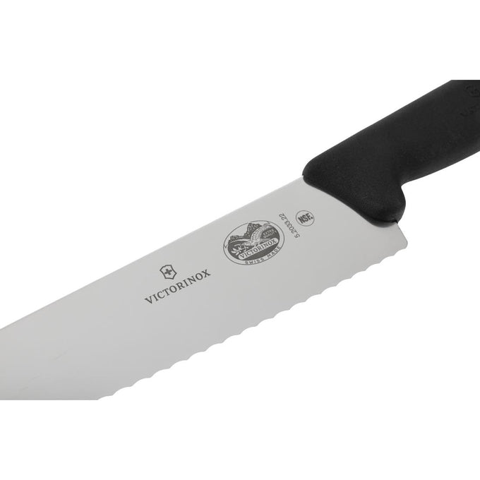 Couteau de cuisine denté Fibrox 220 mm - Victorinox