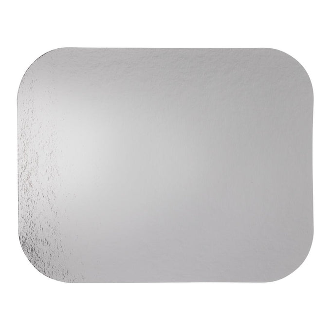 Couvercles en papier pour barquettes en aluminium de 250 ml (lot de 1000) - Fiesta Recyclable
