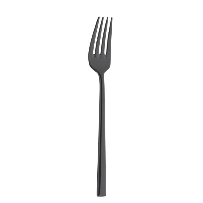 Fourchettes à dessert Metropole PVD noires (lot de 12) - Amefa