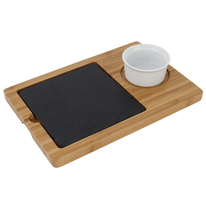 Planche support en bois 240 × 160 mm pour ardoise CK409 - Olympia