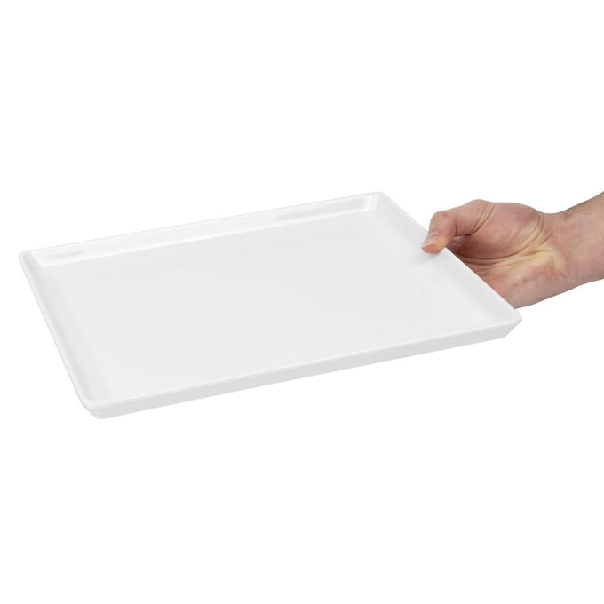 Plateau en mélamine Float blanc GN 1/2 - APS