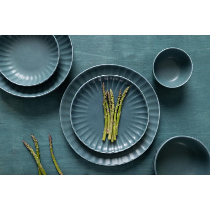 Assiettes calottes Corallite vertes 160 × 40 mm (lot de 6) - Olympia