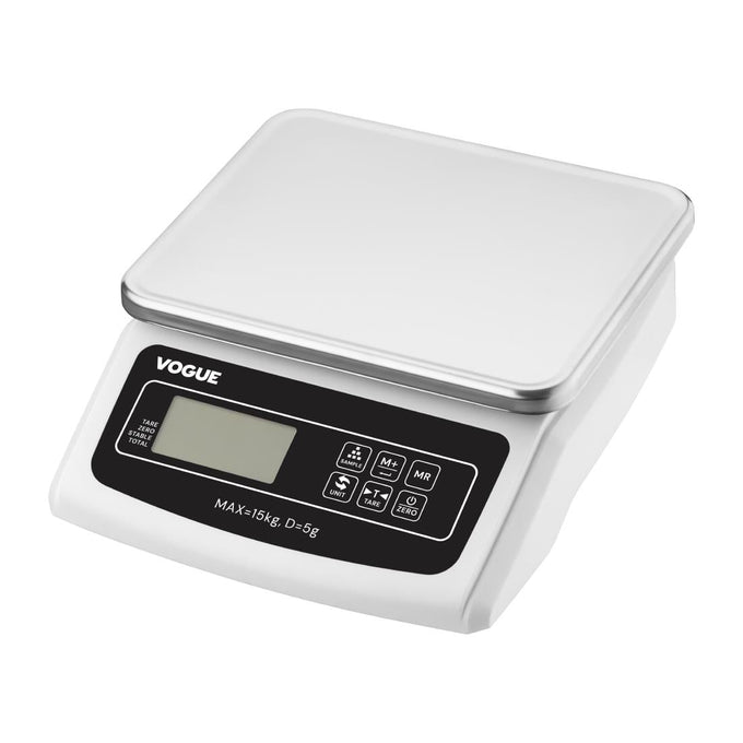 Balance électronique à plateau 15 kg - Vogue
