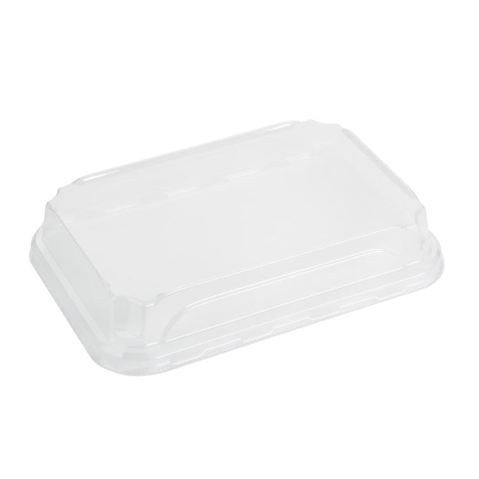 Couvercles en PET pour barquettes à sushi No. 3 (lot de 300) - Fiesta Recyclable