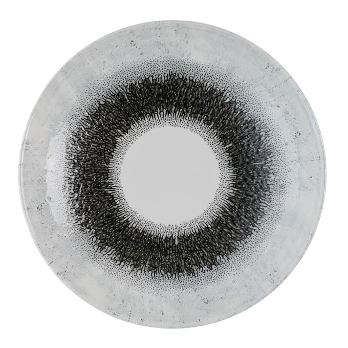 Assiettes coupes rondes Studio Prints Fusion Black Evolve 247 mm (lot de 12) - Churchill