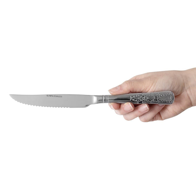 Couteau à viande Kings (lot de 12) - Olympia