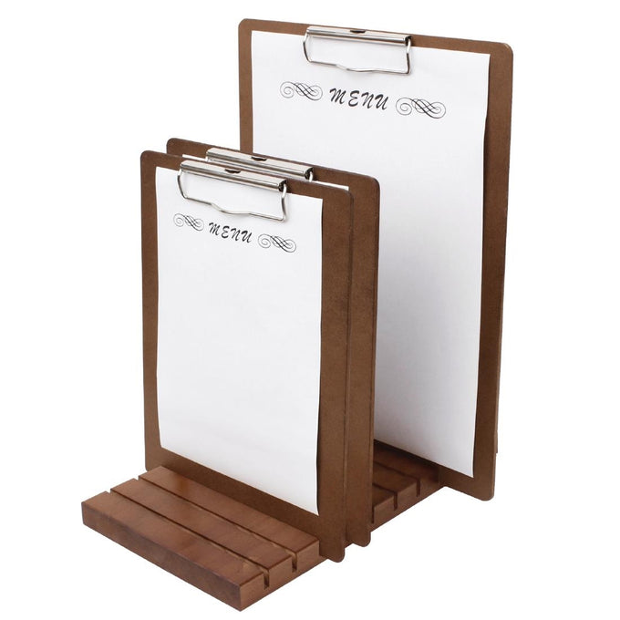 Plaque porte-menus en contreplaqué A4 - Olympia