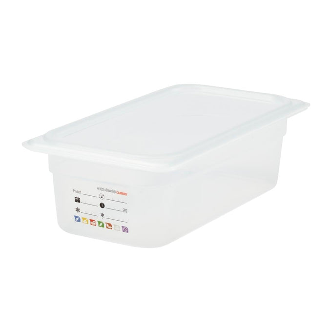 Bac en polypropylène Safetrak IML GN 1/3 100 mm - Cambro