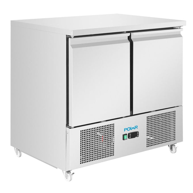 Comptoir à salade série U froid ventilé 2 portes - 257 L - Polar