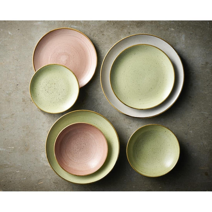 Bols Stonecast Raw Green 184 mm (lot de 12) - Churchill