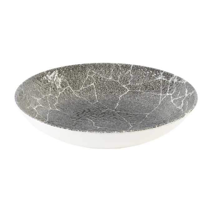 Assiettes coupes rondes Studio Prints Kintsugi Quartz Black 248 mm (lot de 12) - Churchill