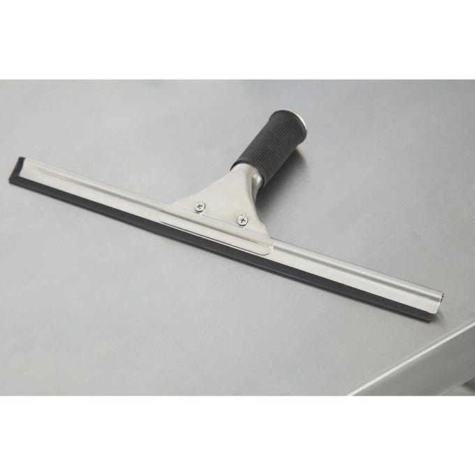 Raclette à vitres en acier inoxydable 355 mm - Jantex