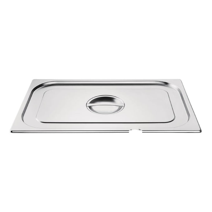 Couvercle inox GN 1/1 avec encoche - Vogue