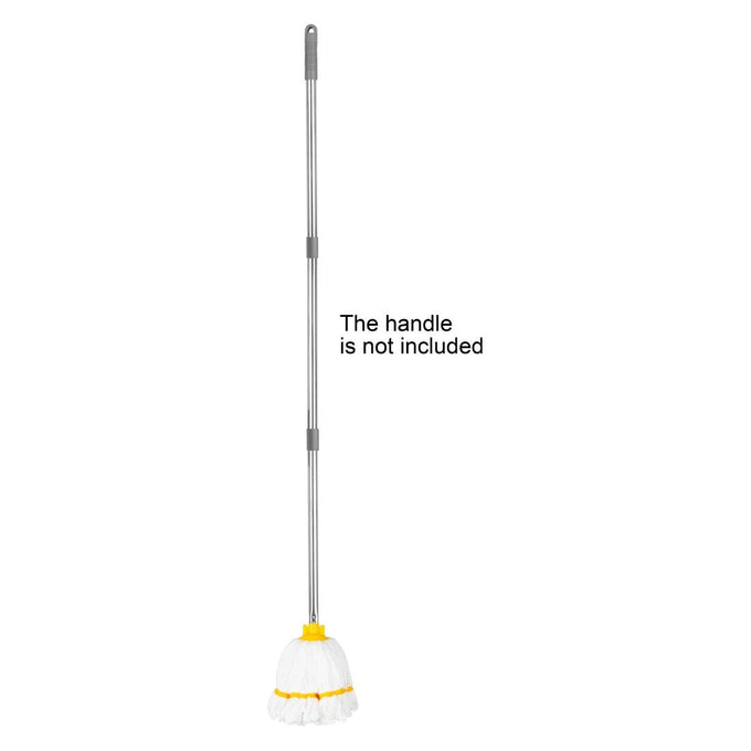 Tête serpillière en microfibre bande jaune 150 g - Jantex