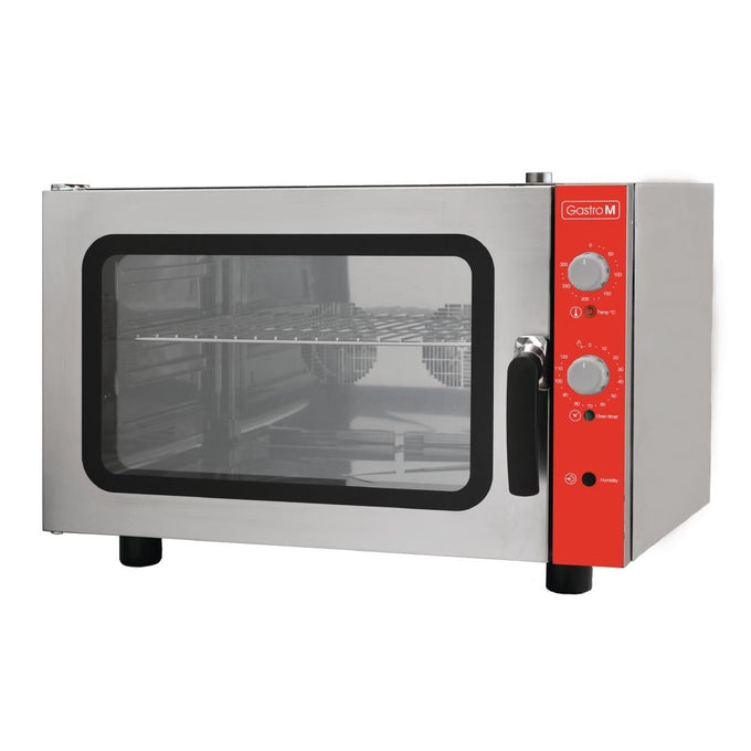 Four électrique à convection 4 niveaux avec humidificateur porte latérale 400 V - Gastro M