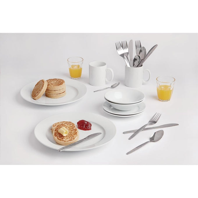 Assiettes à bord large Athena 280 mm (lot de 6) - Olympia