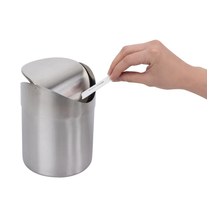Poubelle de table à couvercle battant 1,4 L - Olympia