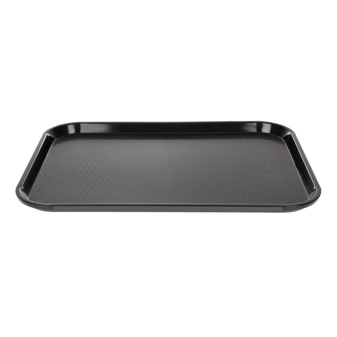 Plateau en polypropylène Fast Food noir 410 mm - Cambro