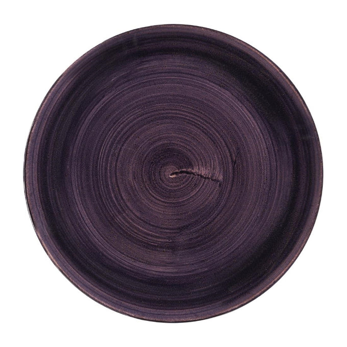 Assiettes rondes Stonecast Patina Purple 260 mm (lot de 12) - Churchill