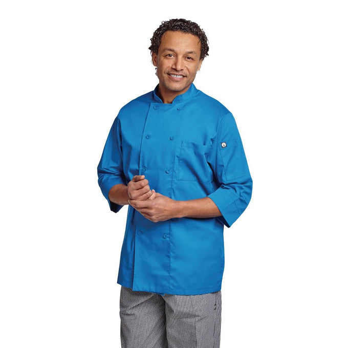 Veste de cuisine mixte bleue - Chef Works